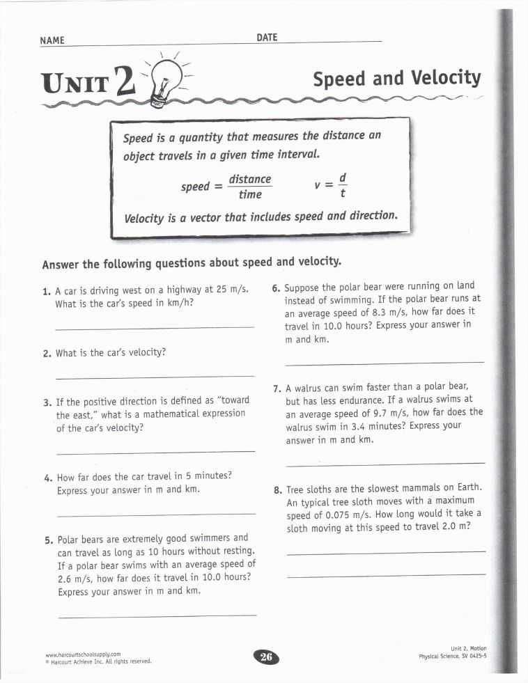 Velocity Acceleration Worksheets Answer Key or Smart Velocity and Acceleration Worksheet – Sabaax