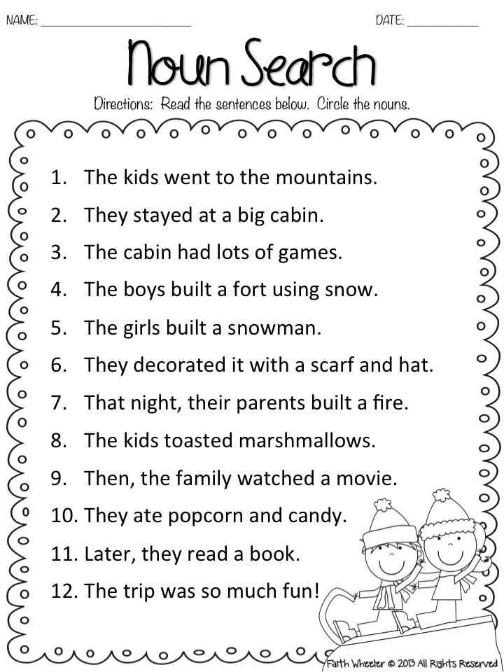 Verb Worksheets 1st Grade together with 38 Best Noun Worksheets Images On Pinterest