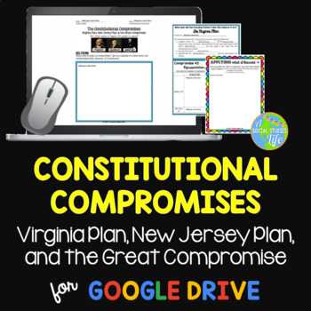 Virginia Plan and New Jersey Plan Worksheet and New Jersey and Virginia Plan Teaching Resources