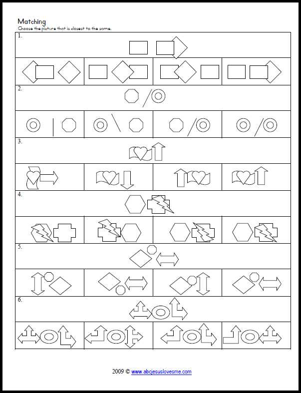 Visual Closure Worksheets together with tons Of Printable Matching Tracking Copying and Patterning