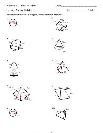 Volume Of Pyramids Worksheet Kuta and 10 Surface area Of Prisms and Cylinders Kuta software