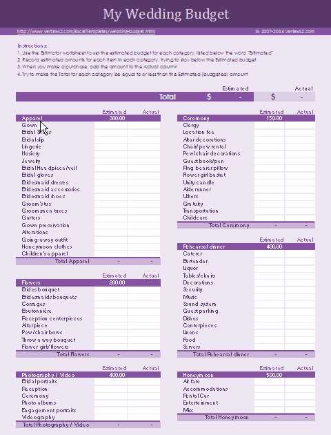 Wedding Flower Planning Worksheet Along with Download A Free Wedding Bud Worksheet and Wedding Bud