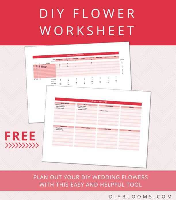 Wedding Flower Planning Worksheet Also 171 Best Diy Wedding Flower Tutorials Images On Pinterest