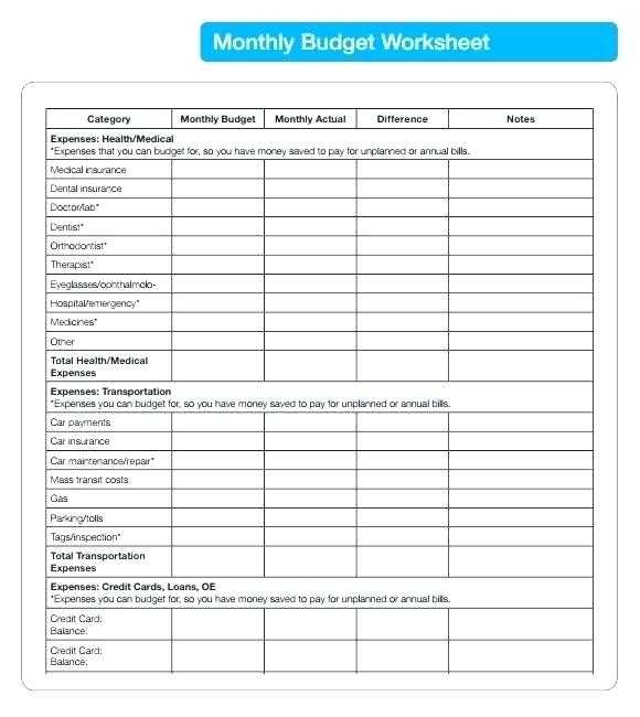 Weekly Budget Worksheet Along with Monthly Bud Planner Excel Family Bud – Umicityub
