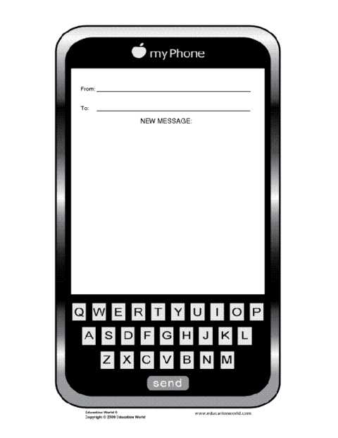 Whose Phone is This Worksheet and Cell Phone Template Printable Guvecurid