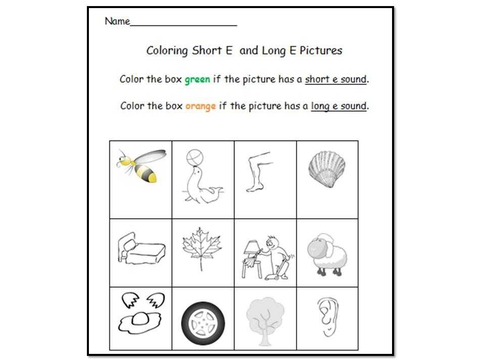 Words with the Same Vowel sound Worksheets Along with Long E Vowel sound Literacy Center Activities & Worksheets