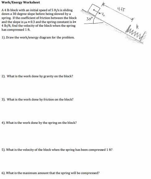 Work Energy and Power Worksheet Answers Physics Classroom or 16 Beautiful S Work and Power Problems Worksheet