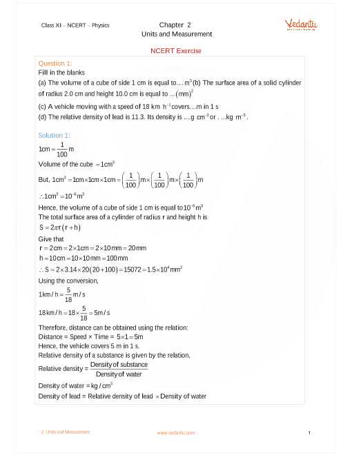 Work Energy and Power Worksheet Answers Physics Classroom together with Ncert solutions for Class 11 Physics Chapter 2 Units and Measurement