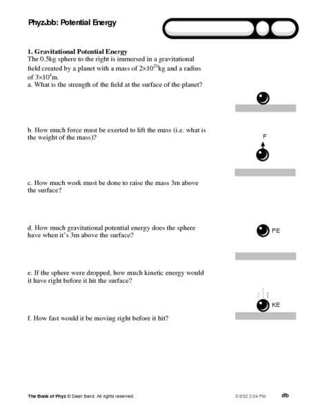 Work Power and Energy Worksheet as Well as 37 Beautiful Graph Potential Energy Problems Worksheet
