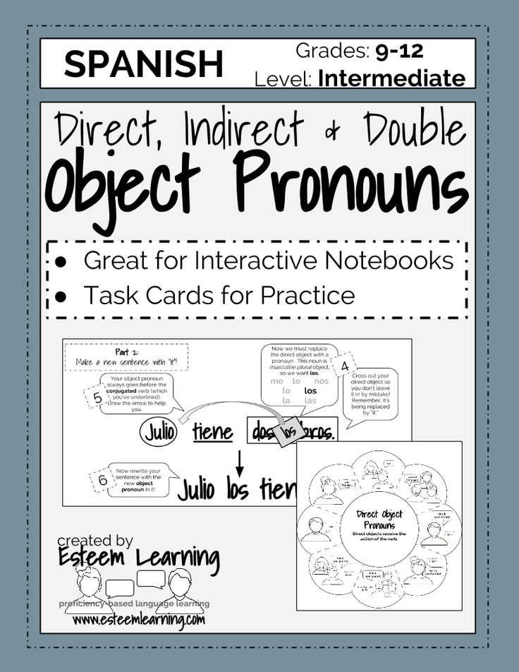 Worksheet 2 Direct Object Pronouns Answer Key as Well as 25 Best Plemento Directo Images On Pinterest