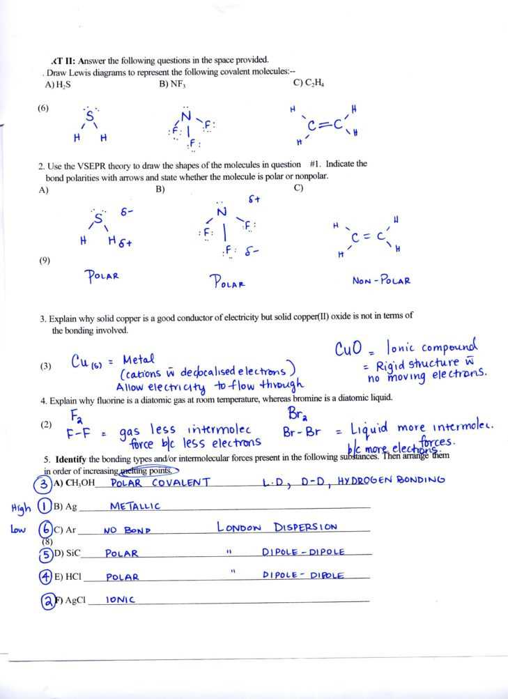Worksheet Chemical Bonding Ionic and Covalent Answers Part 2 with Covalent Bonding Worksheet
