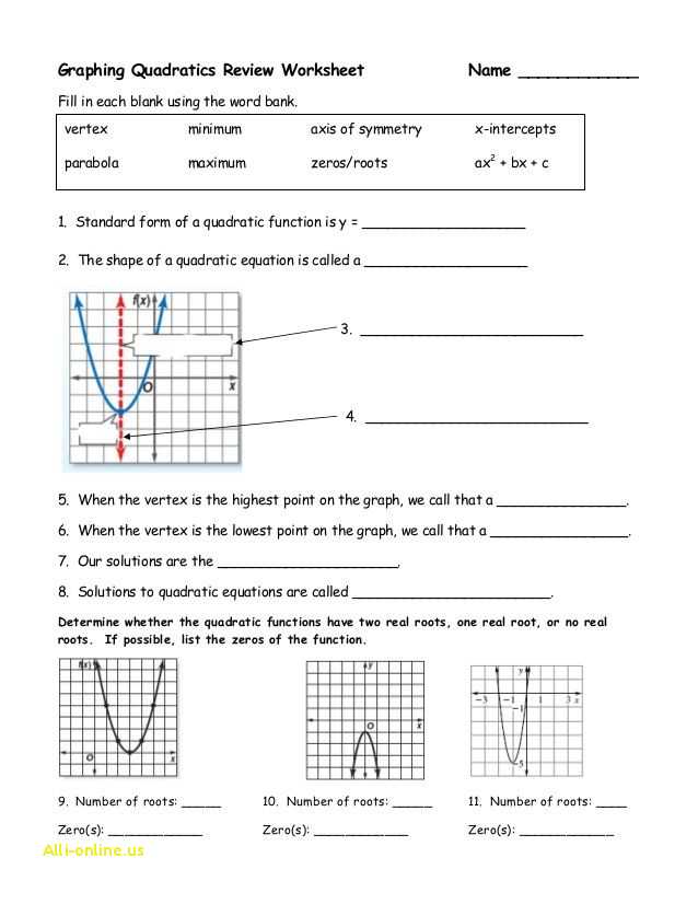 Worksheet Graphing Quadratics From Standard form Answer Key Also Luxury Worksheet Graphing Quadratics From Standard form Answer Key