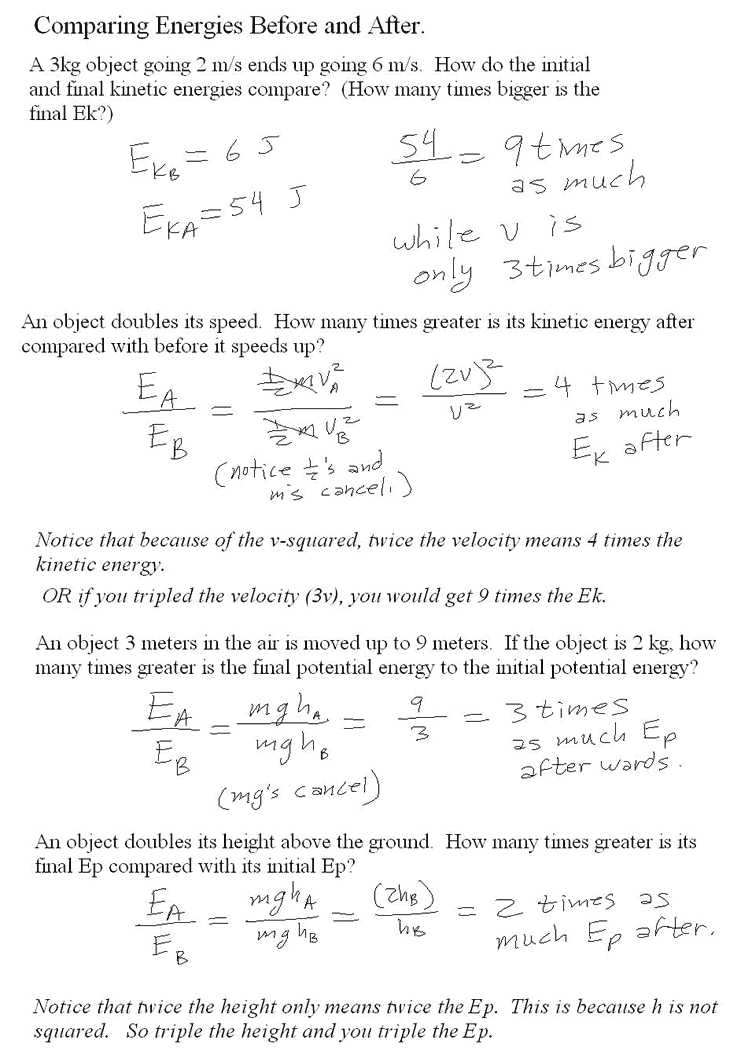 Worksheet Kinetic and Potential Energy Problems Answer Key Also Worksheets 45 Re Mendations Potential and Kinetic Energy Worksheet