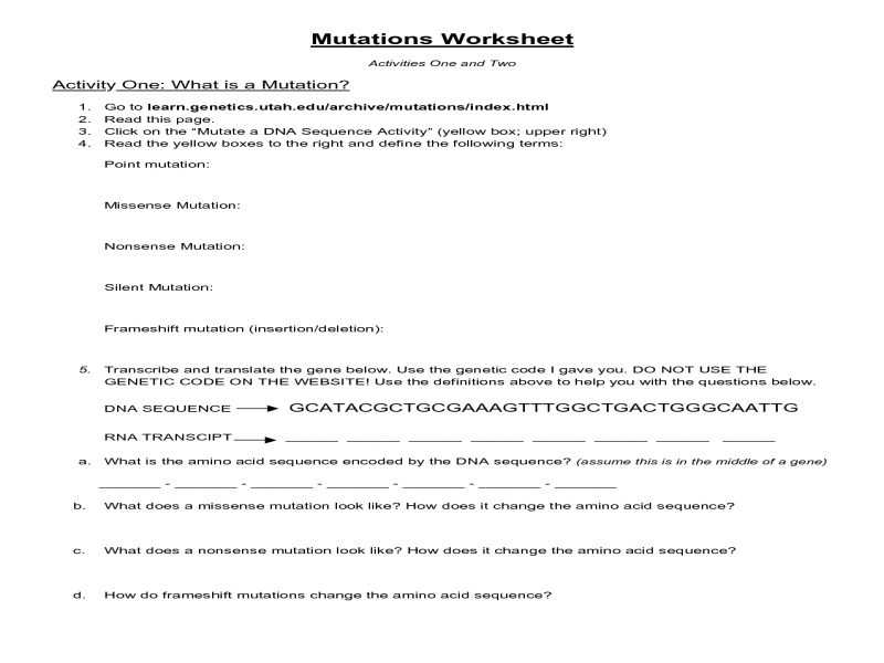 Worksheet Mutations Practice as Well as Worksheet 46 Best Eftps Worksheet Sets High Resolution Wallpaper