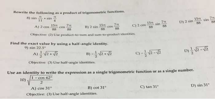 Worksheet the Basic 8 Trig Identities together with Trigonometry Archive November 30 2017