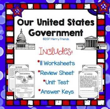 Worksheet the Legislative Branch Answer Key or United States Government social Stu S Unit Worksheets