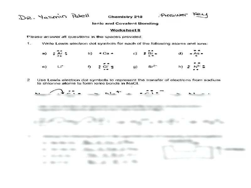 Writing formulas Ionic Compounds Chem Worksheet 8 3 Answer Key as Well as Worksheets 45 New Covalent Bonding Worksheet Hd Wallpaper