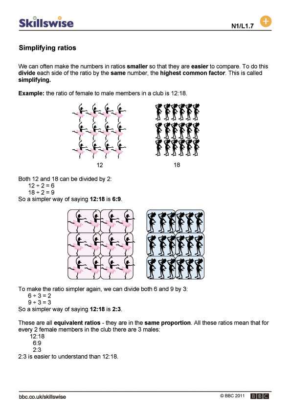 Writing Ratios In 3 Different Ways Worksheets with Ma19rati L1 F Simplifying Ratios 560×792