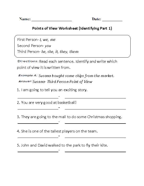 Writing Sentences Worksheets Pdf and Teaching Point View Worksheets Worksheets for All