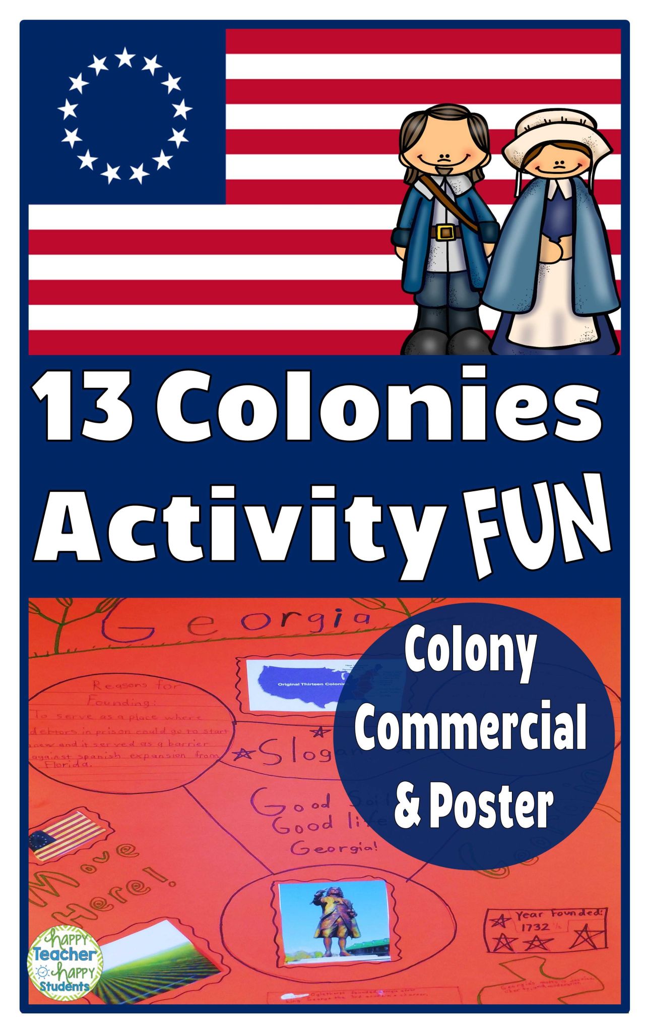 13 Colonies Reading Comprehension Worksheet or 13 Colonies Project Create A Mercial and Poster to Advertise A
