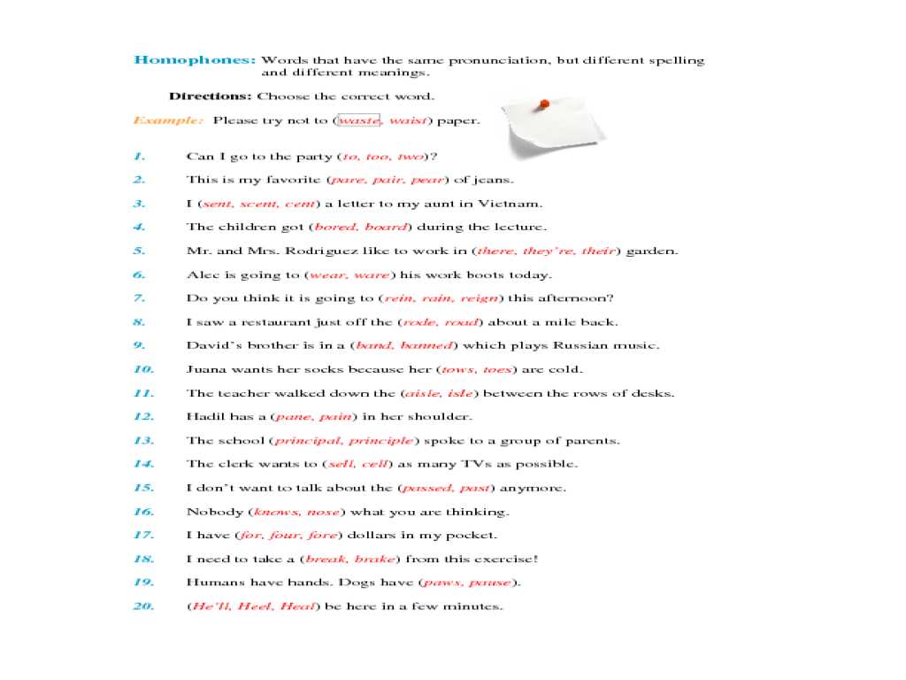 2nd Grade Spelling Worksheets or Workbooks Ampquot Homographs Worksheets for 5th Grade Free Print