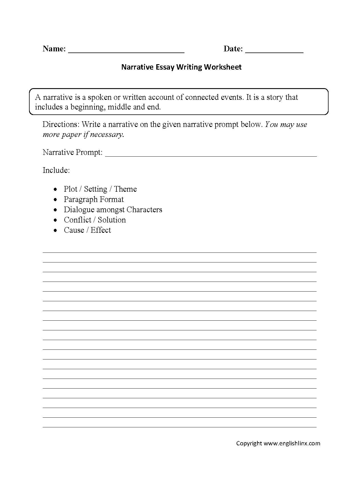 3rd Grade Essay Writing Worksheet and Term Papers Writing Help