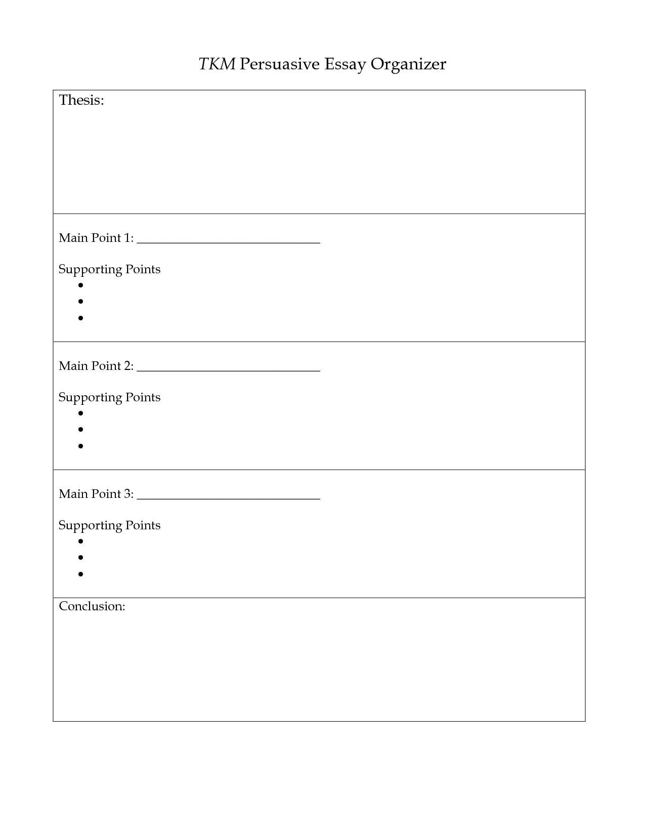 3rd Grade Essay Writing Worksheet with Graphic organizer for Persuasive Essay Joselinohouse