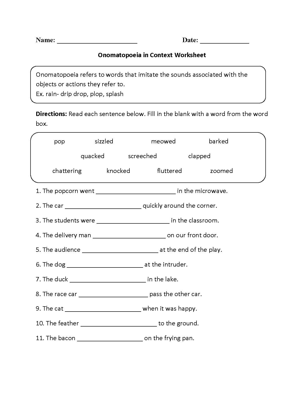 7th Grade English Worksheets and Alliteration Worksheets 7th Grade the Best Worksheets Image