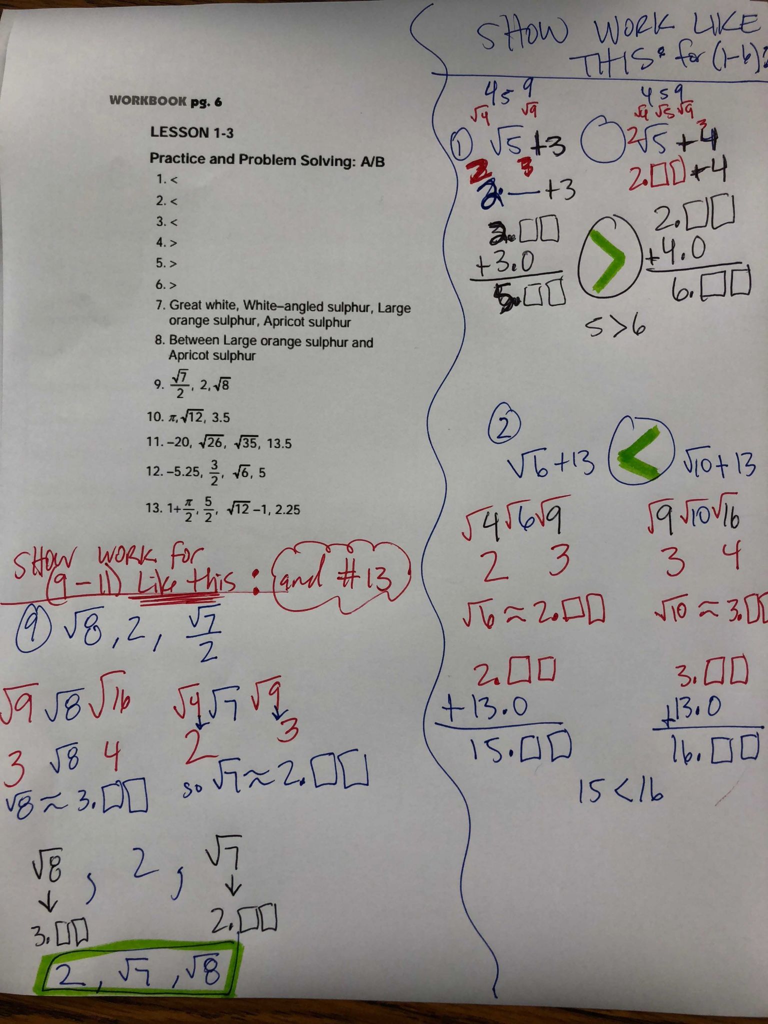 Algebra 1 Practice Worksheets and Adams Middle School