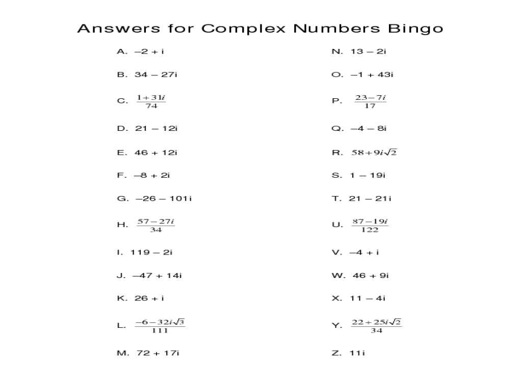 Algebra 1 Two Way Frequency Tables Worksheet Answers Also Kindergarten Adding and Subtracting Plex Numbers Workshee