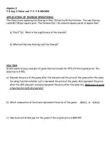 Algebra 2 Chapter 7 Review Worksheet Answers with Algebra 2 Chapter 8 Review Answers Wilsonsd