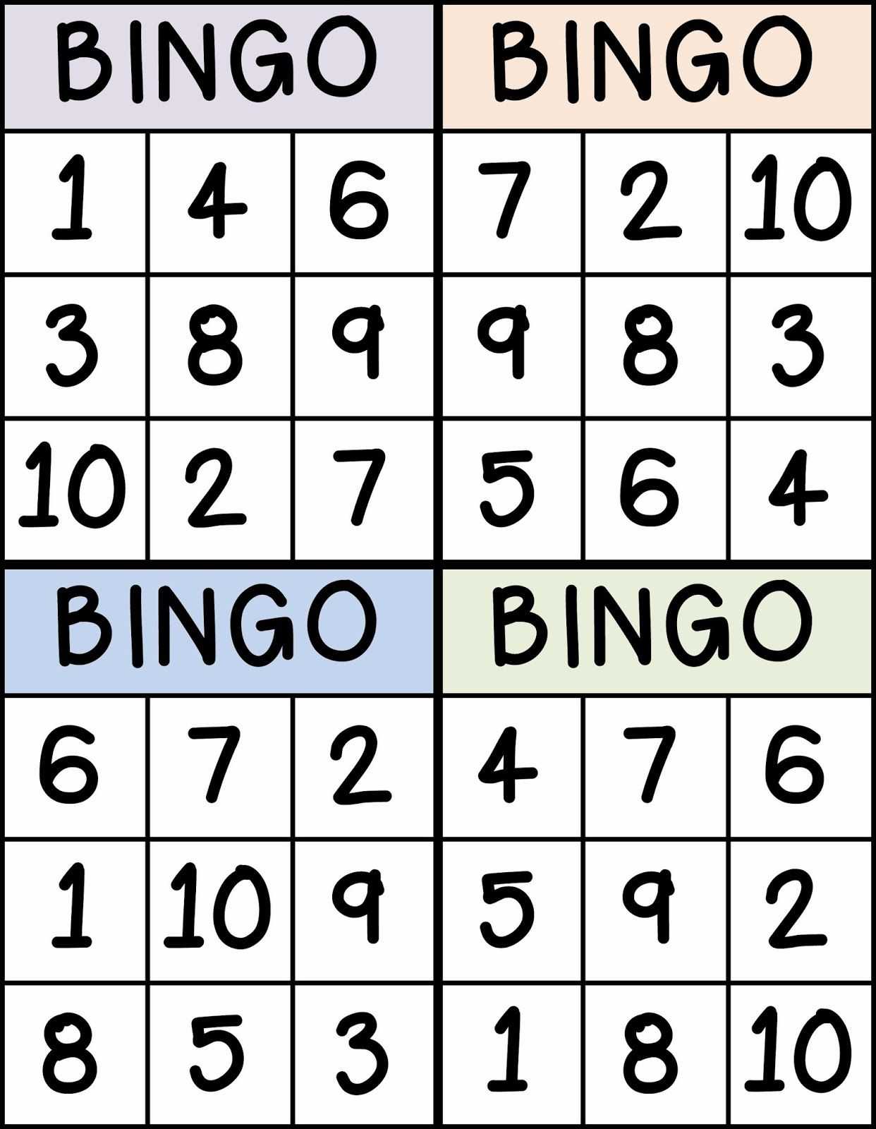 Alphabet Worksheets for Grade 1 or Bingo for Numbers 1 10 Great for Preschool Number Identification