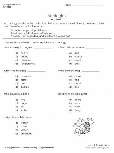 Analogy Worksheets for Middle School Along with 48 Unique S Next Dollar Up Worksheets
