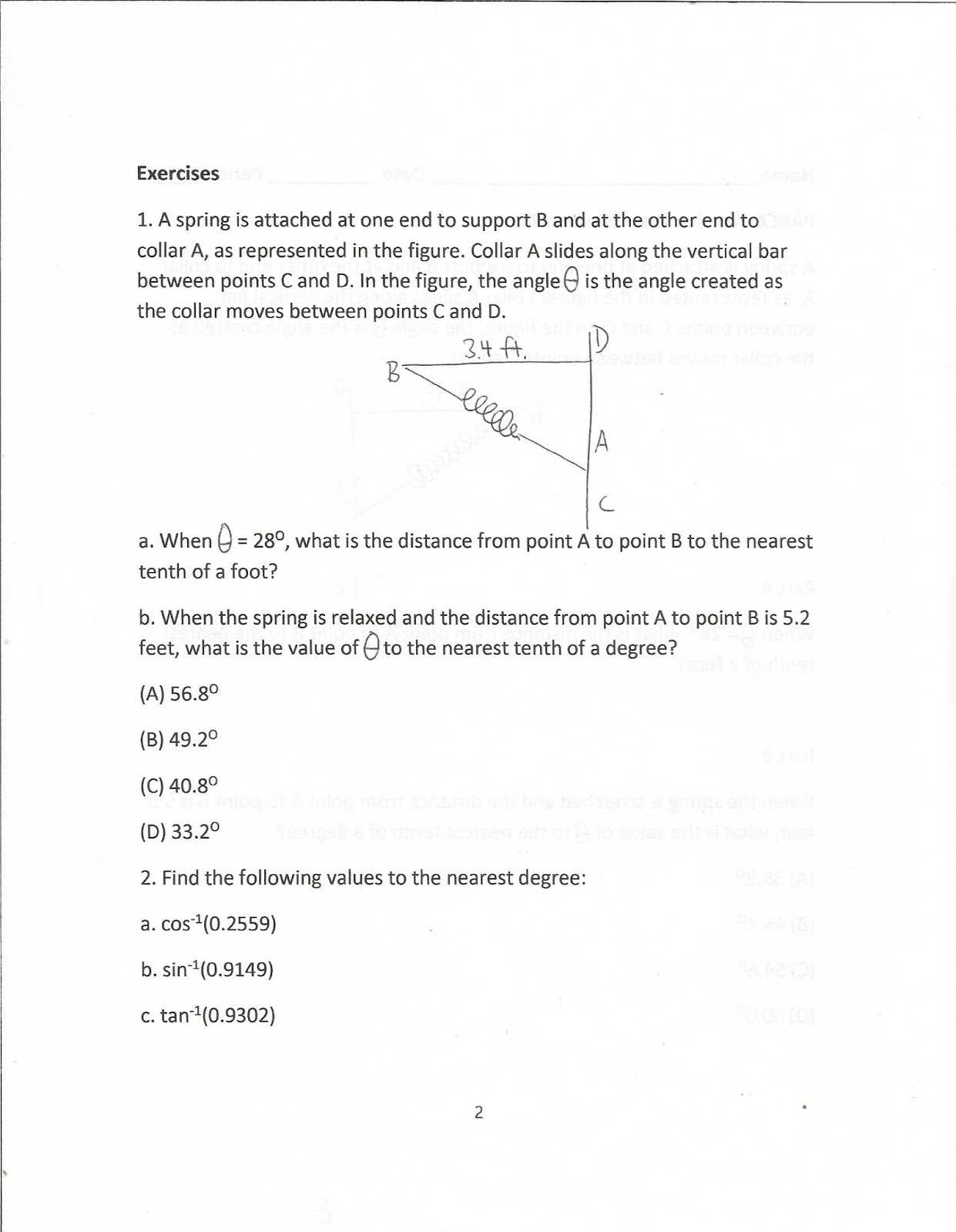 Apollo 13 Movie Worksheet Answer Key or Geometry Mon Core Style May 2016