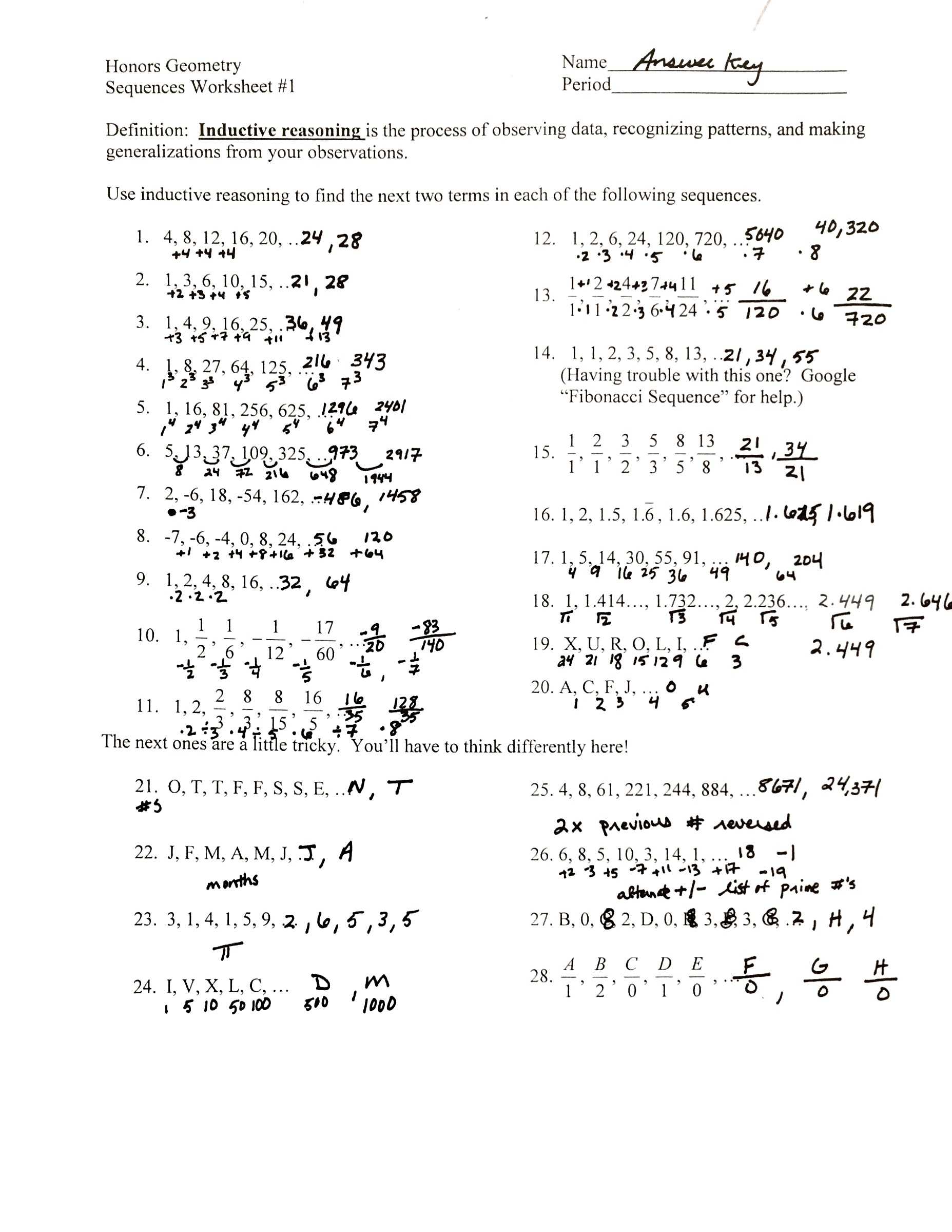 Arithmetic Sequences and Series Worksheet Answers as Well as Arithmetic Sequences and Series Worksheet Answers Unique Salles Lisa