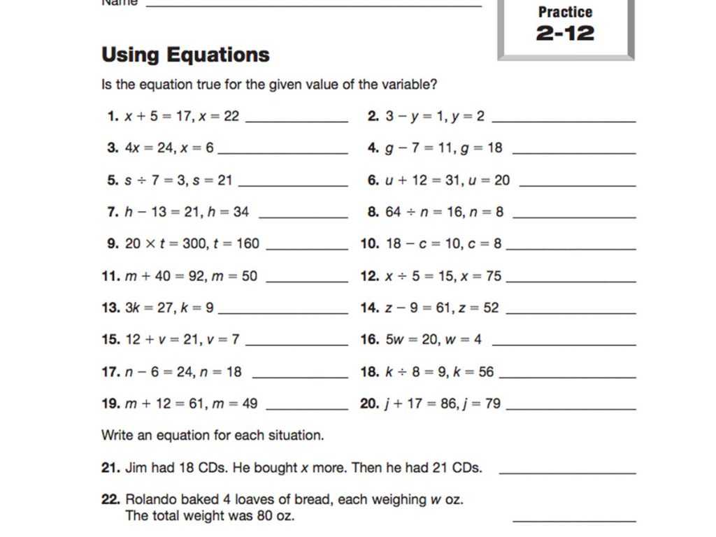 Associative Property Of Addition Worksheets 3rd Grade with Using Variables to Write Expressions Worksheet Work