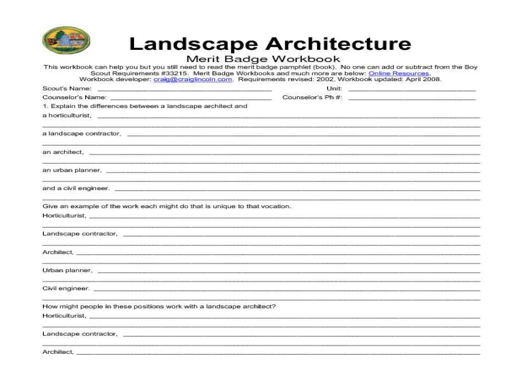 Auto Insurance Worksheet for Students together with New 20 Design for Landscape Architecture Merit Badge Workshe