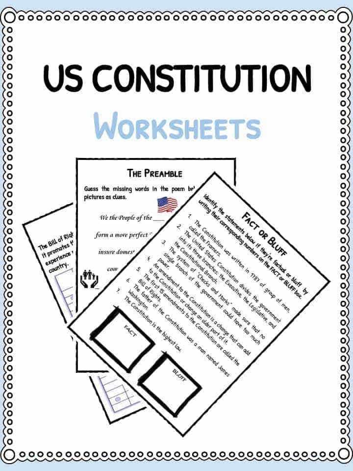 Bill Of Rights Scenario Worksheet Answers or Constitution Worksheet Pdf aslitherair