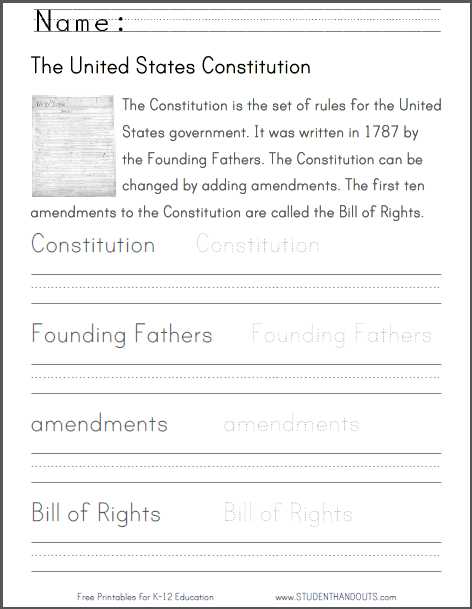 Bill Of Rights Scenario Worksheet Answers together with Constitution Worksheet Pdf aslitherair