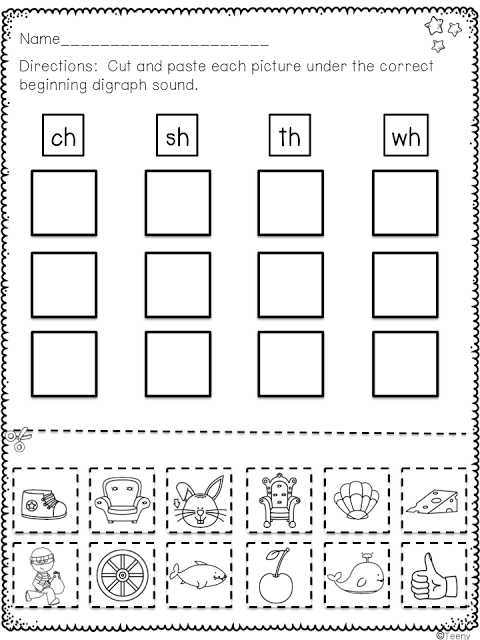 Blends and Digraphs Worksheets together with Write the Room Digraphs and A Freebie
