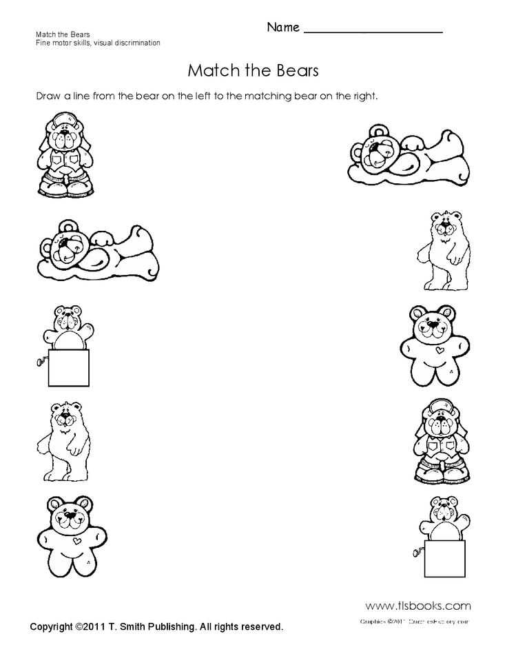 Brown Worksheets for Preschool as Well as 143 Best Bears theme Images On Pinterest