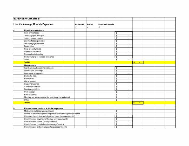 Business Income and Extra Expense Worksheet Also Small Business Expenses Spreadsheet
