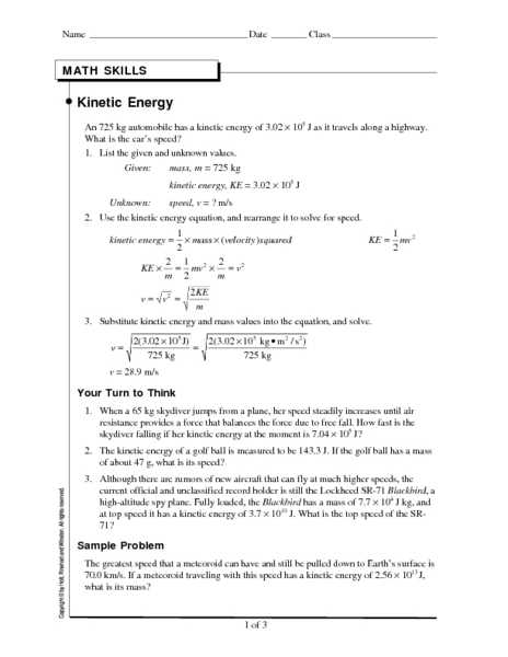 Calculating Electrical Energy and Cost Worksheet Answers as Well as Skills Worksheet Math Skills Kinetic Energy Answers Kidz Activities