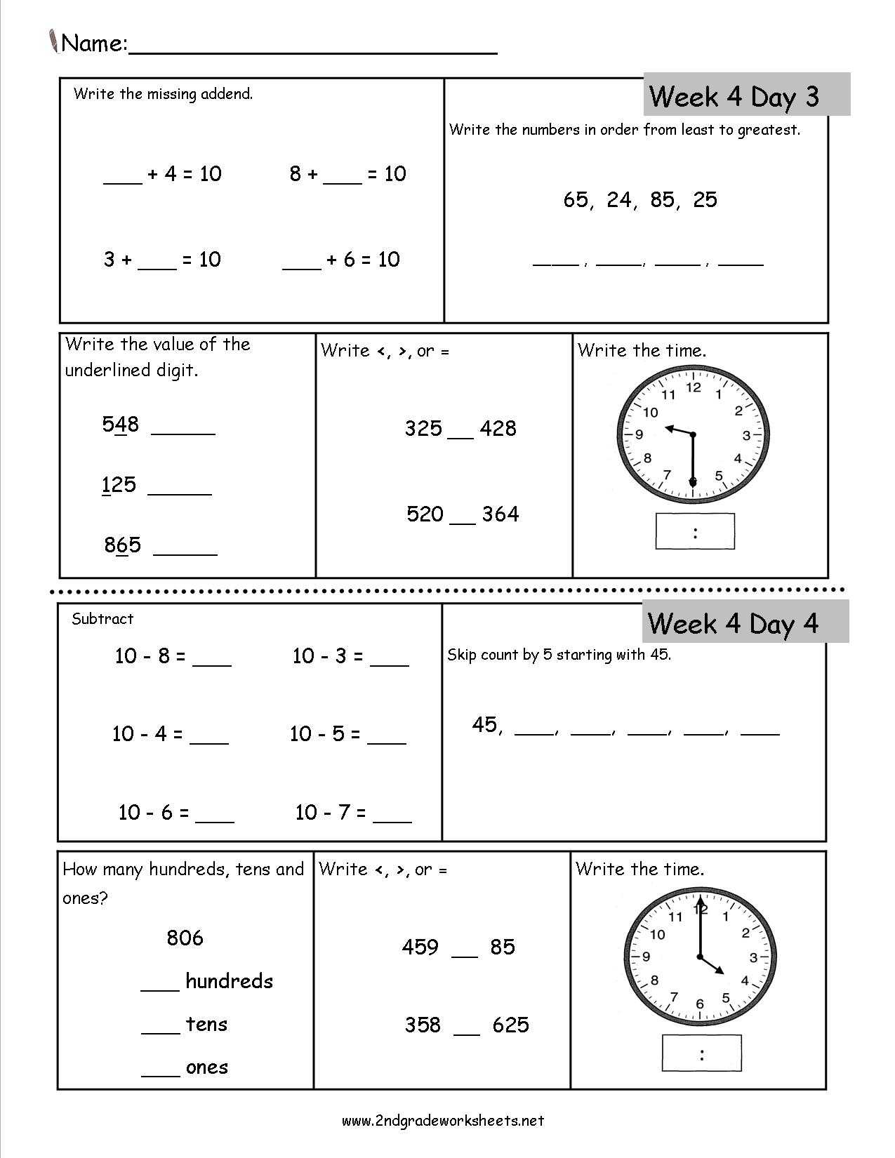 Cause and Effect Worksheets 2nd Grade or 2nd Grade Math Test Printable Worksheets for All