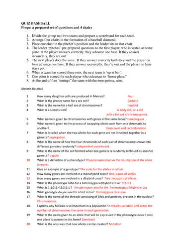 Cell Cycle Vocabulary Worksheet Answer Key or Meiosis the Great Divide by Amoebasisters Teaching Resources Tes