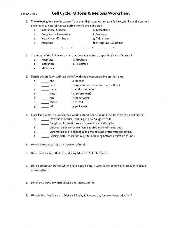 Cell Cycle Vocabulary Worksheet Answer Key together with Inspirational Meiosis Worksheet Best Cell Cycle and Mitosis