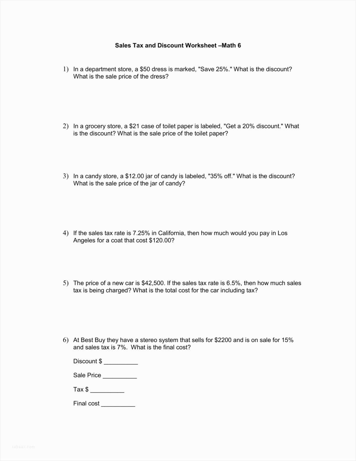 Centripetal force Worksheet with Answers as Well as Sales Tax Word Problems Worksheet Image Collections Worksheet Math