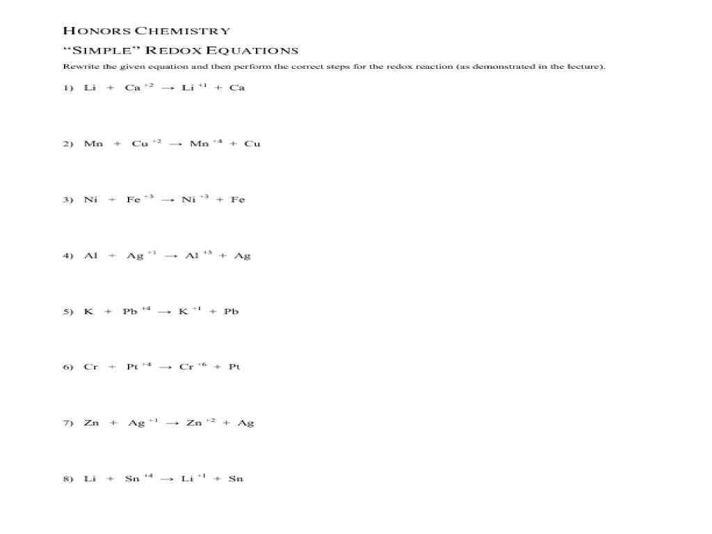 Charges Of Ions Worksheet Answer Key and Redox Reactions Worksheet Cadrecorner