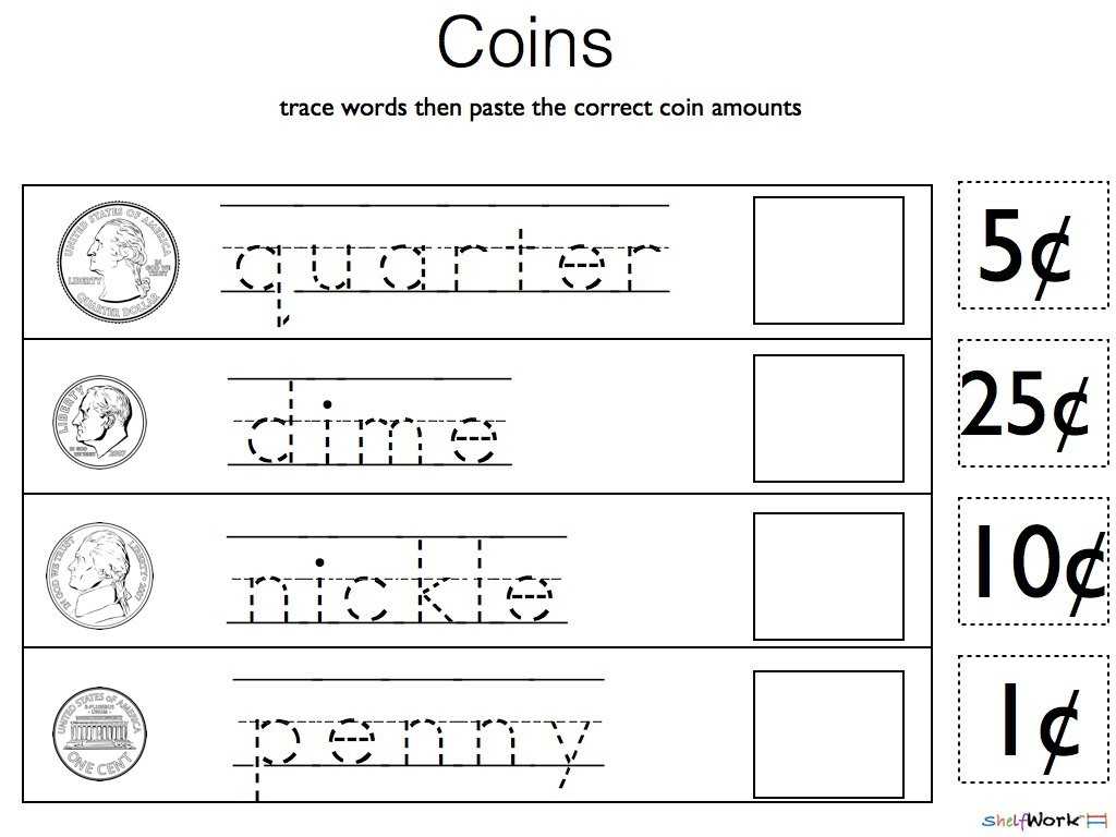 Check Register Worksheet for Students with Kindergarten Kindergarten Math Money Worksheets Free A
