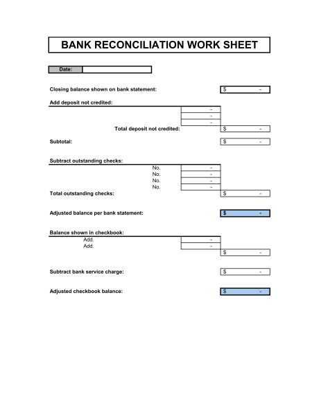 Checking Account Reconciliation Worksheet or Awesome Bank Reconciliation Template Beautiful Sample Bank Statement